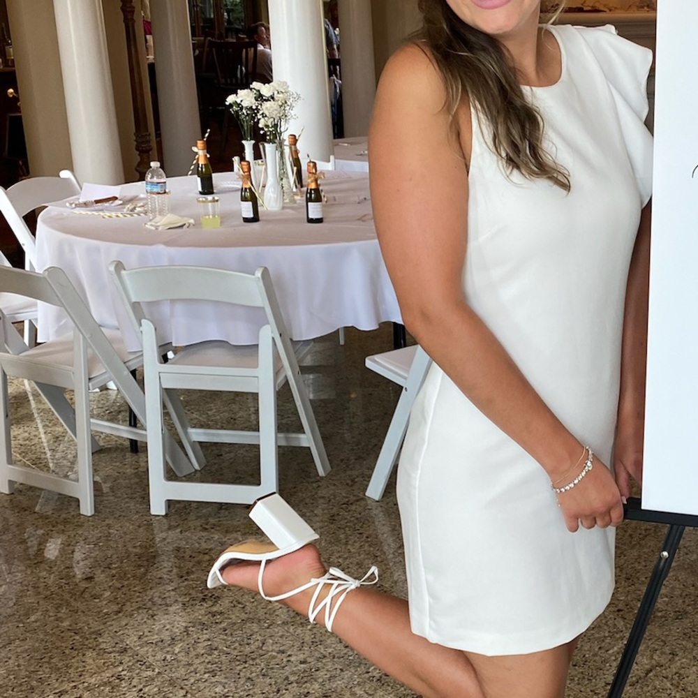 White One Shoulder Dress